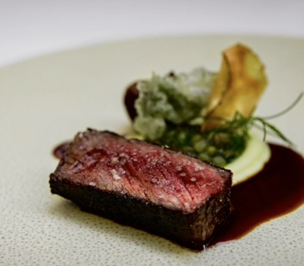 Chef Christian's signature dish - Seared_steak