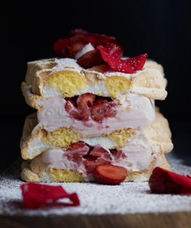 Chef Christian's signature dish - strawberry_cake